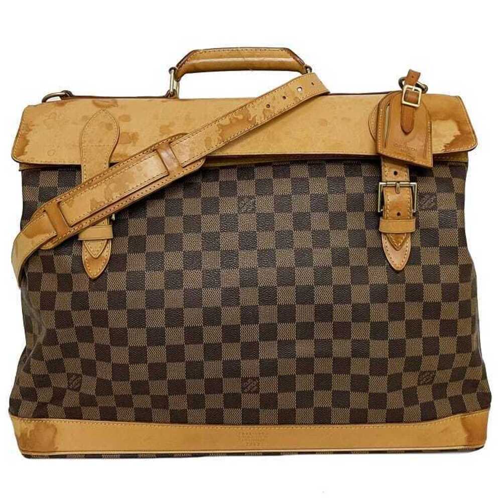 Louis Vuitton Bag Clipper Brown Beige Ebene Brown LV Anniversary Limited